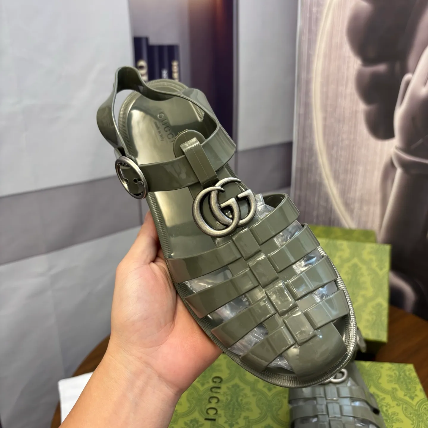 Men's shoes 260💰 [Gucci] Counter quality, top-quality original goods, real photos! Original TPU material, fine workmanship, comfortable; genuine 1:1 replica Size: 36 ~ 46 Half drag: 38 ~ 45